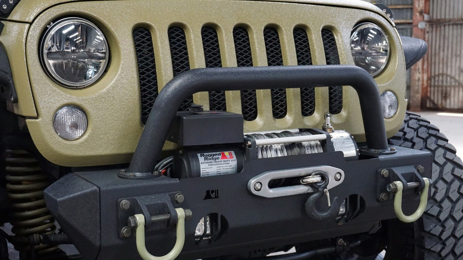 Army Green Kevlar® 2014 Jeep Wrangler Unlimited JK