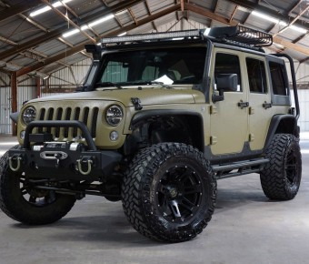 Army Green Kevlar® 2014 Jeep Wrangler Unlimited JK