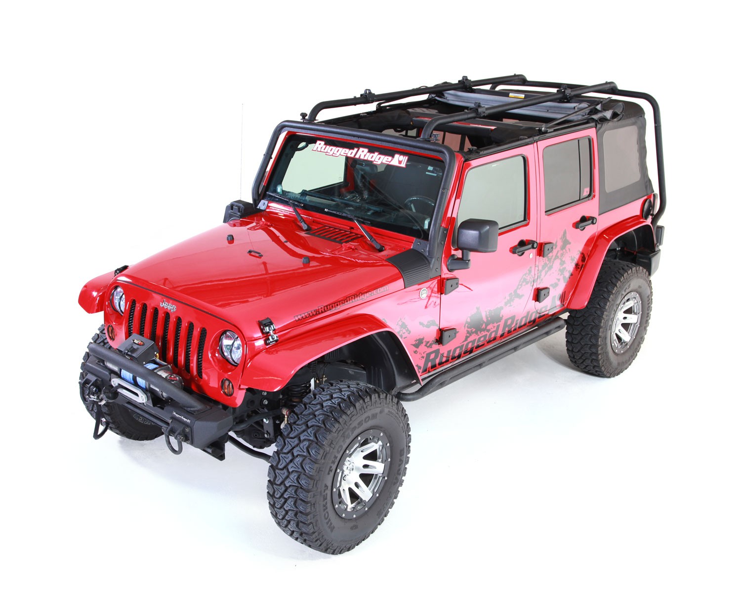 Roof rack for soft top jeep sale